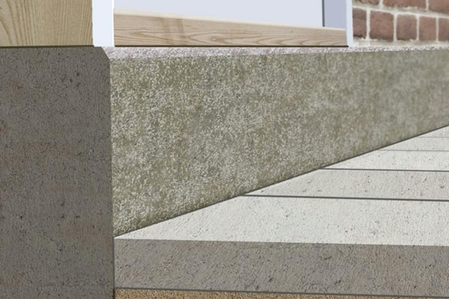 Terassin ja julkisivun välinen etäisyys on tärkeä, jos haluat välttää sateen aiheuttamia kosteusvaurioita. Terassin ja julkisivun välinen etäisyys on tärkeä, jos haluat välttää sateen aiheuttamia kosteusvaurioita.